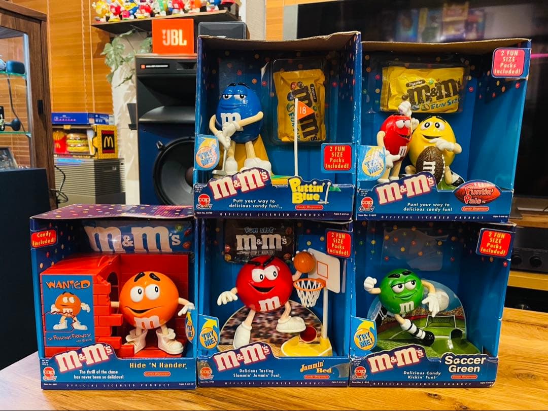 ★超激レア★ M&M's エムアンドエムズ ハスブロ ディスペンサー 全種 ☆激レア/全11種☆ M&M's エムアンドエムズ チョコレート