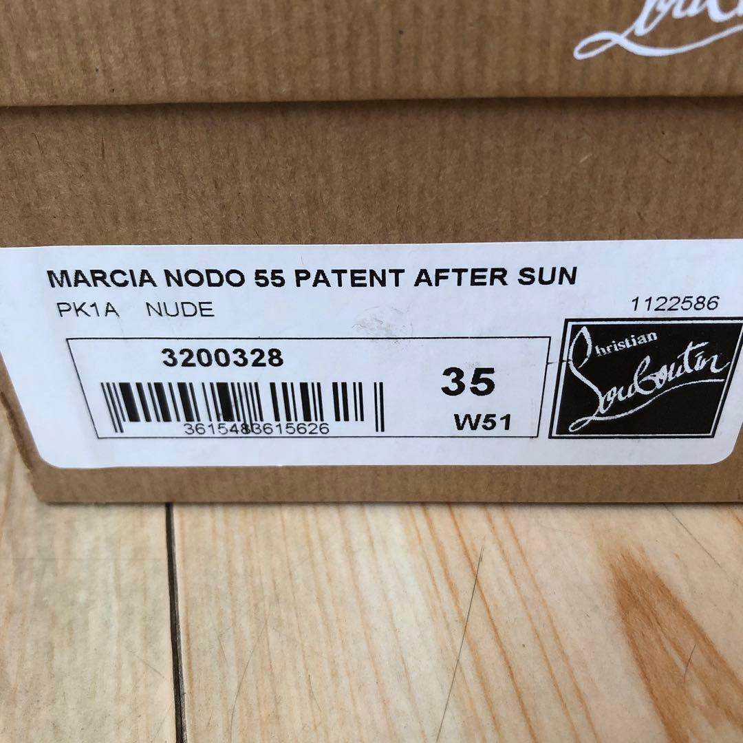 限定美品】クリスチャンルブタン パンプス ローヒール リボン