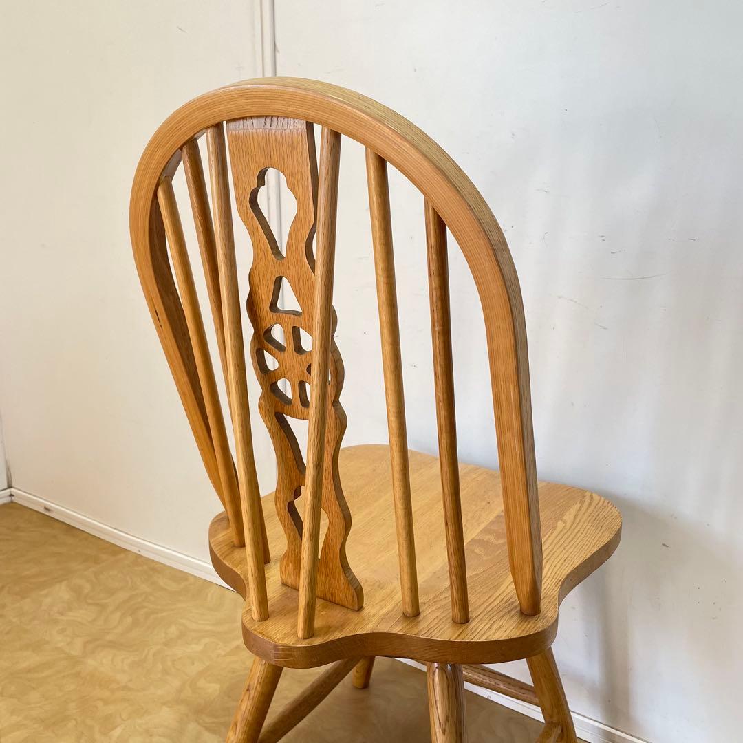 ウィンザー 回転椅子① オーク材 チェア 椅子 イス アンティーク 英国