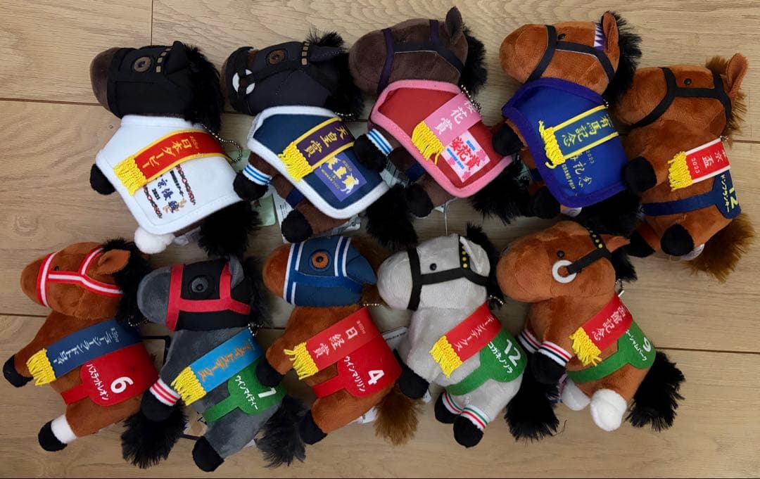 サラブレッドコレクションマスコットボールチェーン10体 SK JAPAN