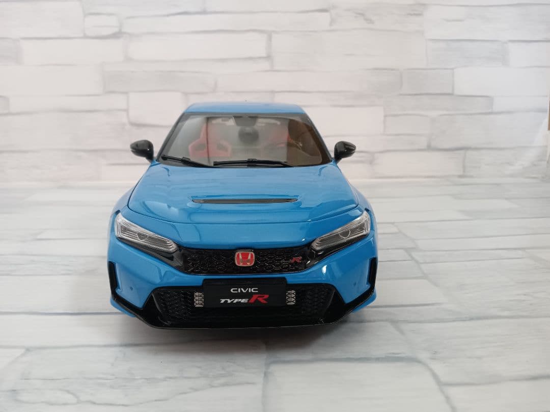 1/18 新型シビック タイプR FL5 ミニカー レーシングブルー・パール