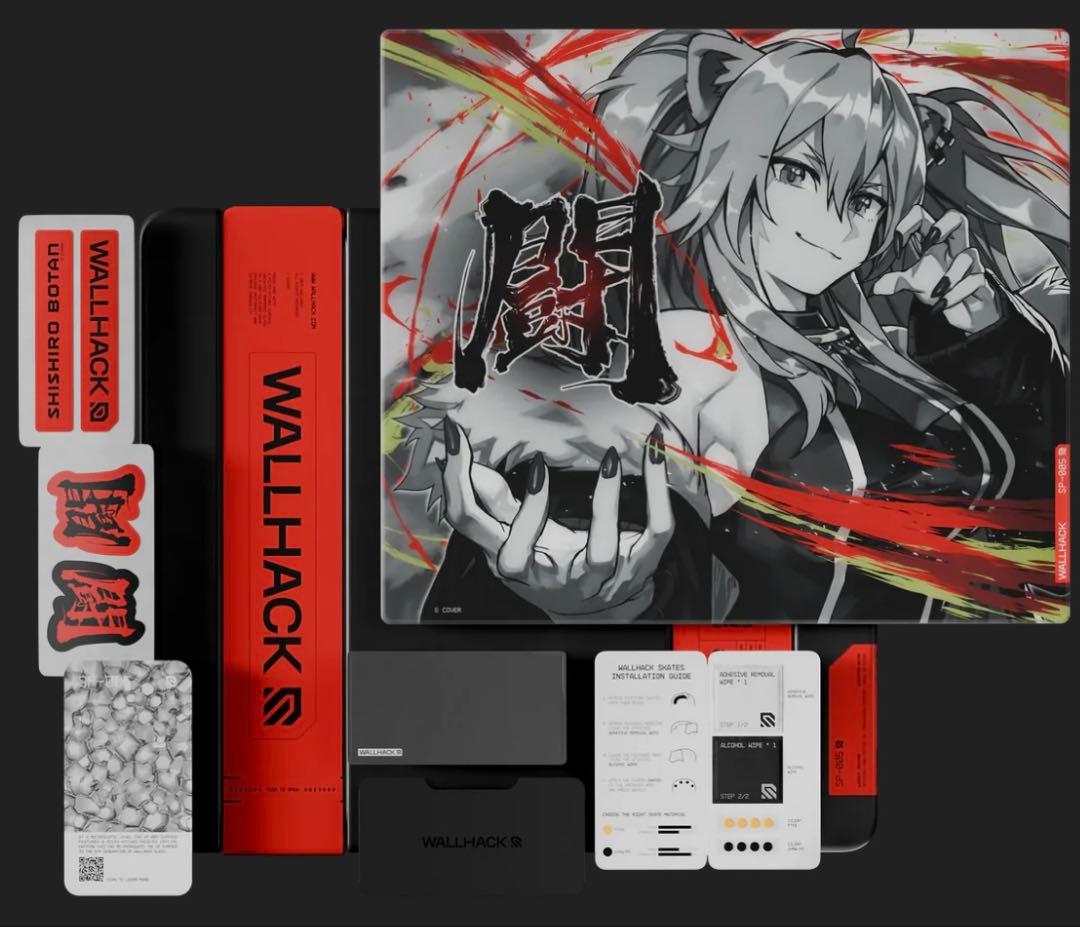 新品未開封】ガラスマウスパッド WALLHACK SP-005 獅白ぼたん - メルカリ