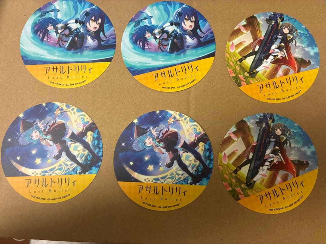 【バラ売り可】アサルトリリィ 神庭女子藝術高校×PABLO mini コースター