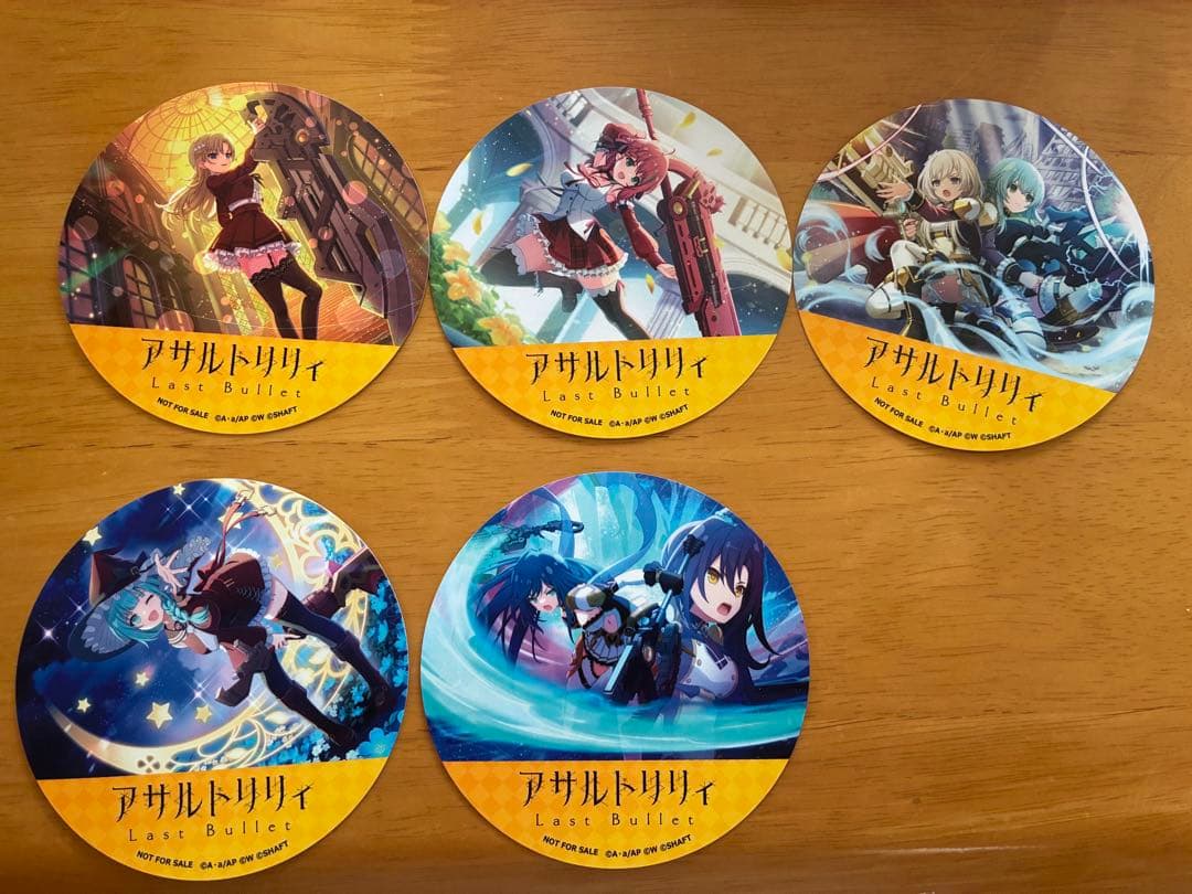 【バラ売り可】アサルトリリィ 神庭女子藝術高校×PABLO mini コースター