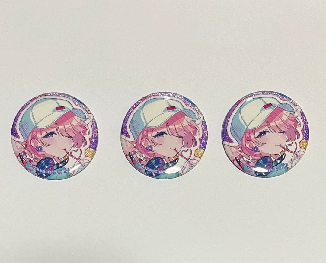 学園アイドルマスター 学マス ミラクルナナウ グリッター 缶バッジ 有