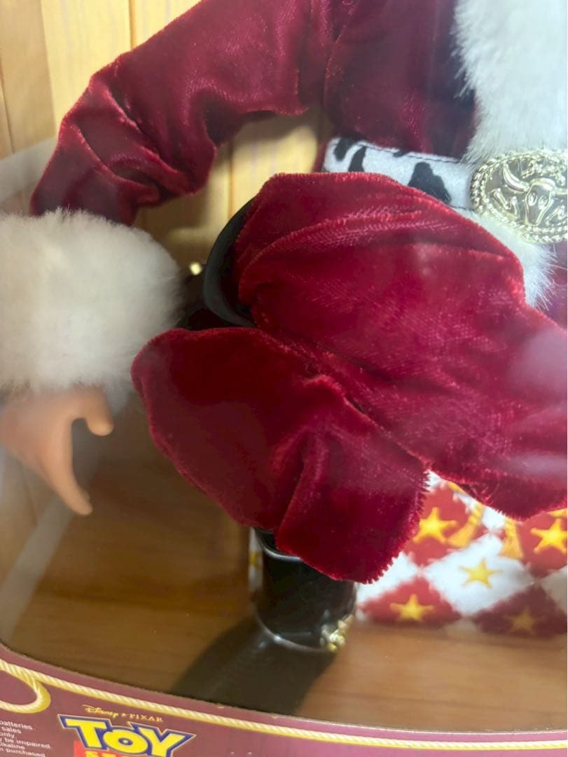 トイストーリー　ウッディ　クリスマス　サンタ　トーキング　フィギュア