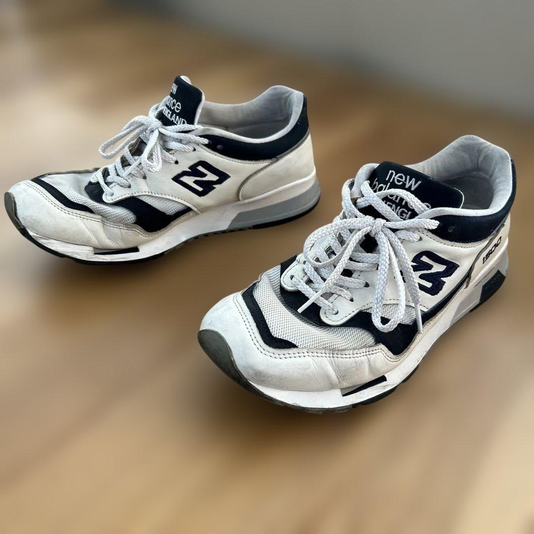 New Balance M1500WWN ホワイト/ネイビー 27.5cm