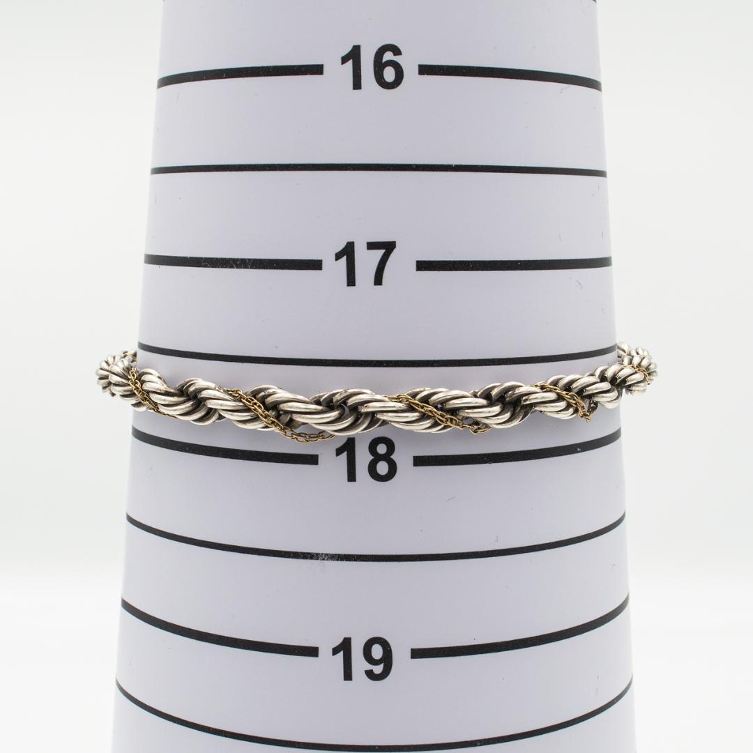 ヴィンテージ ティファニー ツイストロープ ブレスレット 19.2cm 90年代