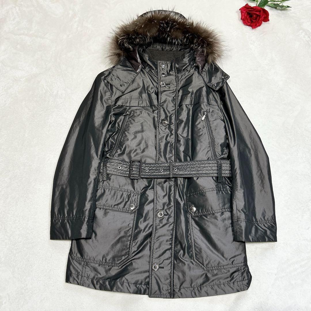 未使用級美品✨ アクアスキュータム ダウンジャケット ファー カシミヤ