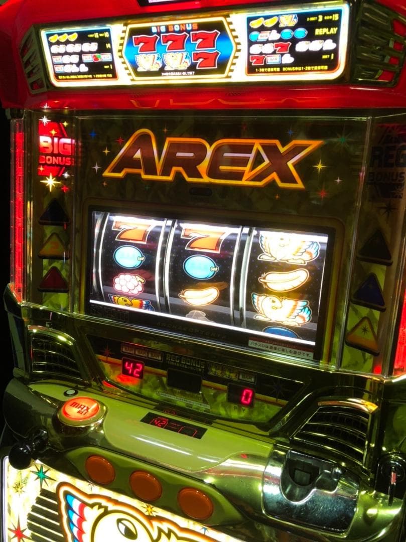 パチスロ実機　アレックスAE　不要機ボリューム調整付