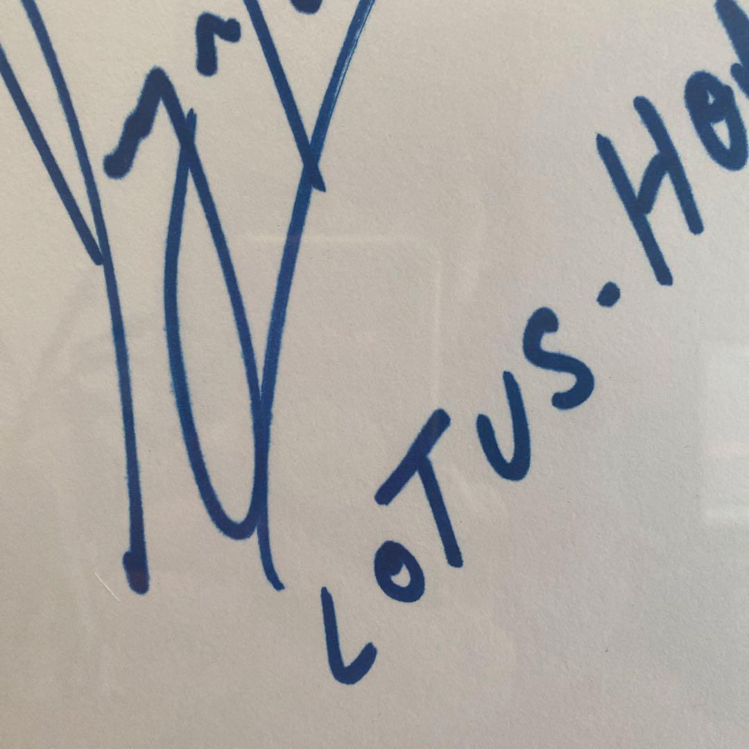 1987年第2期HONDA F1メモリアル アイルトンセナ直筆サイン入額装品