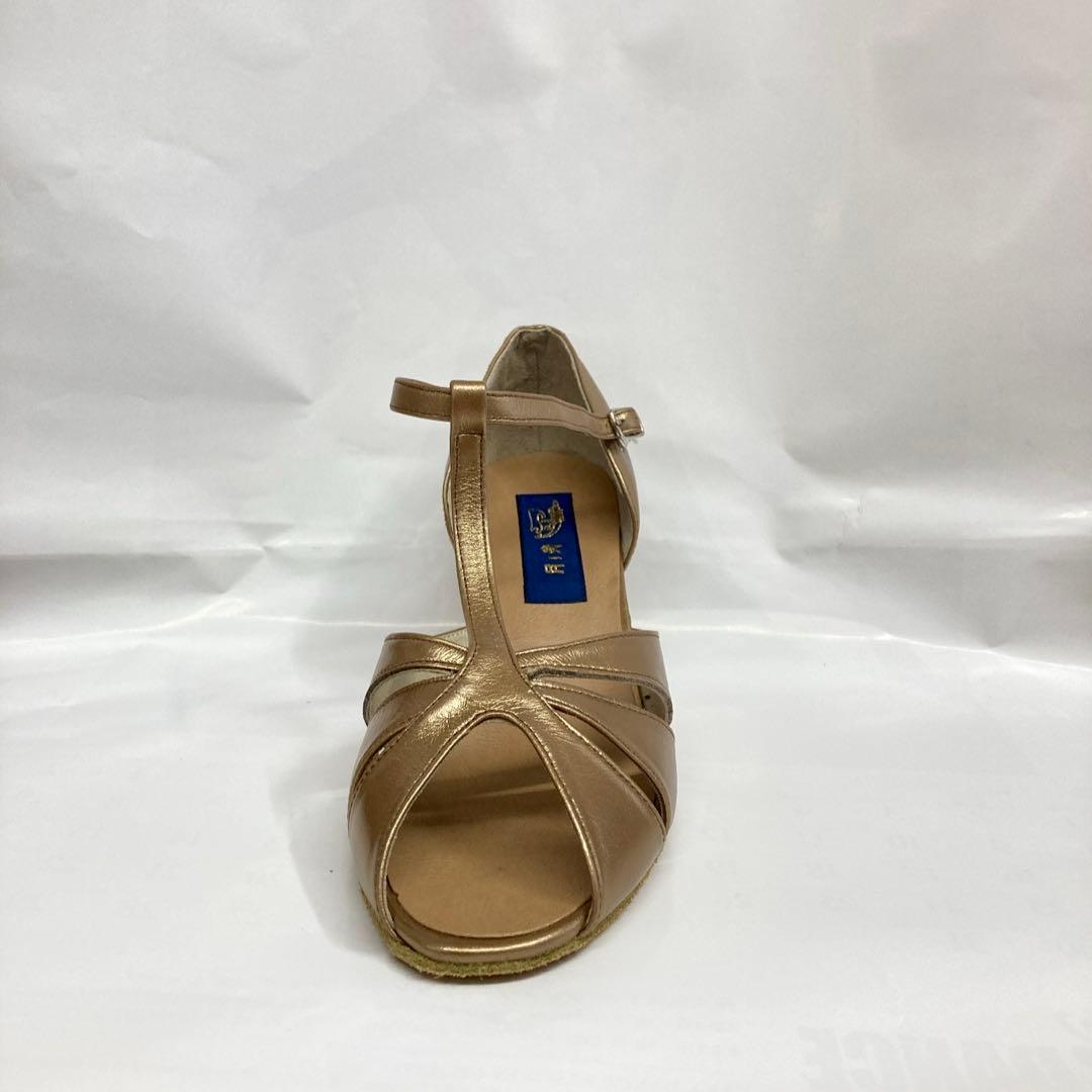 新品 社交ダンス用　月の船 23.5cm 5.5cm パール ベージュ