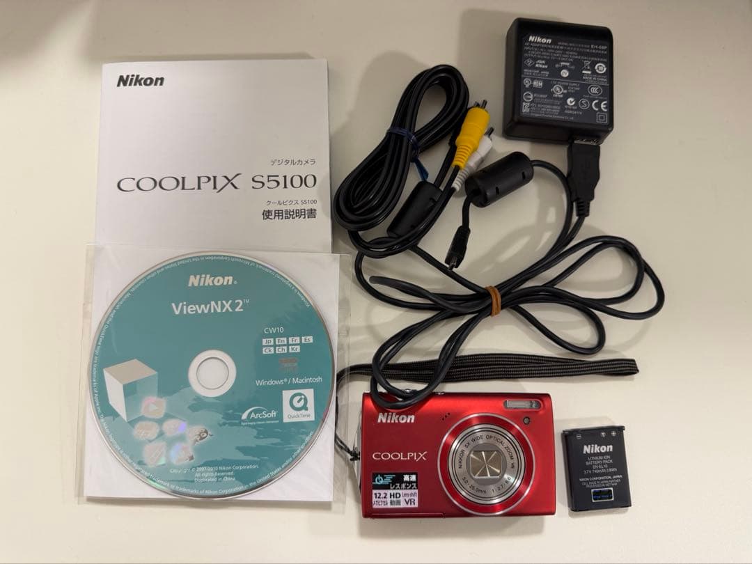 ⭐︎美品⭐︎Nicon デジタルカメラCOOLPIX S5100 レッド Amazon | Nikon デジタルカメラ COOLPIX (クールピクス) S5100 クリア