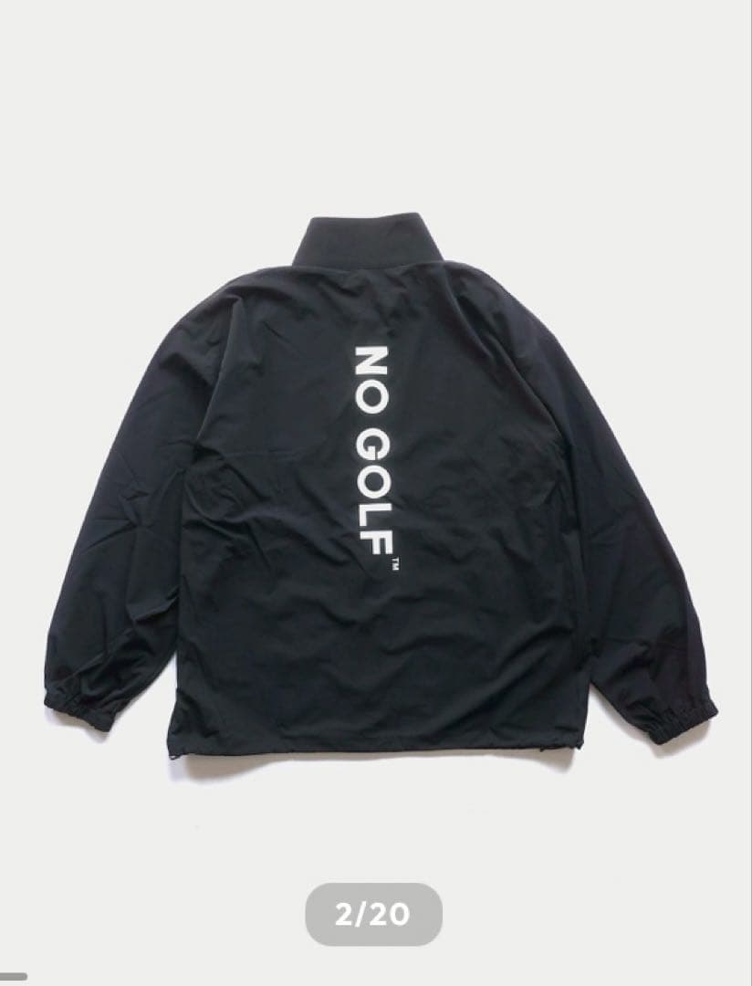 NO GOLF WINDBREAKER JACKET L - メンズウェア卸売 通販