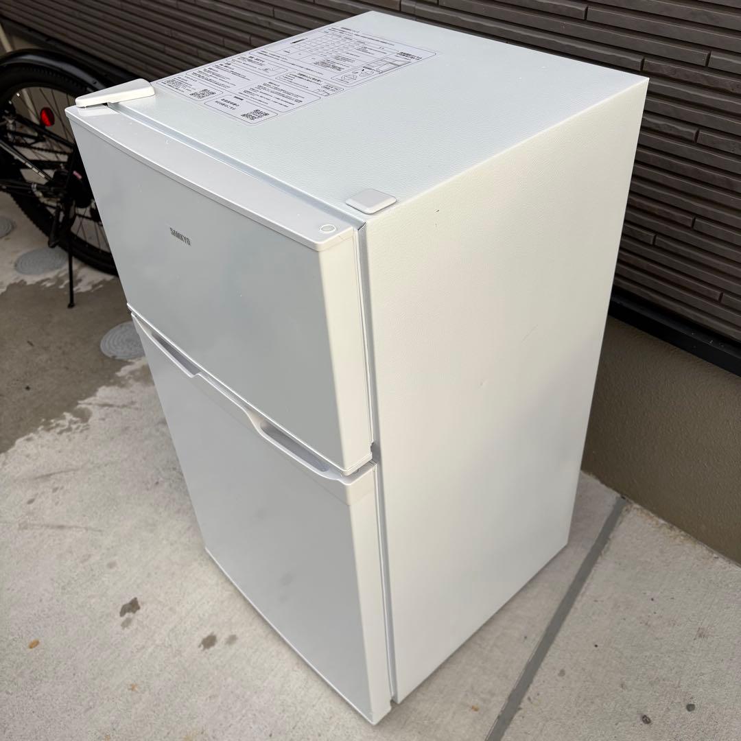 送料無料‼️】SAMKYO 2ドア冷蔵庫90L 2024年製 左開き - メルカリ