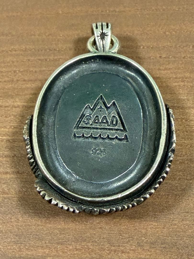 SAAD サード イーグル ターコイズ トップ シルバー925 ペンダント