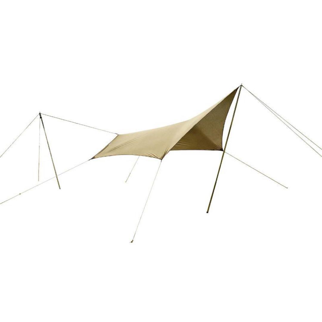 未使用☆OGAWA システムタープ ペンタ 3×3 小川タープ「システムタープ ペンタ3×3」の使い勝手をデイキャン