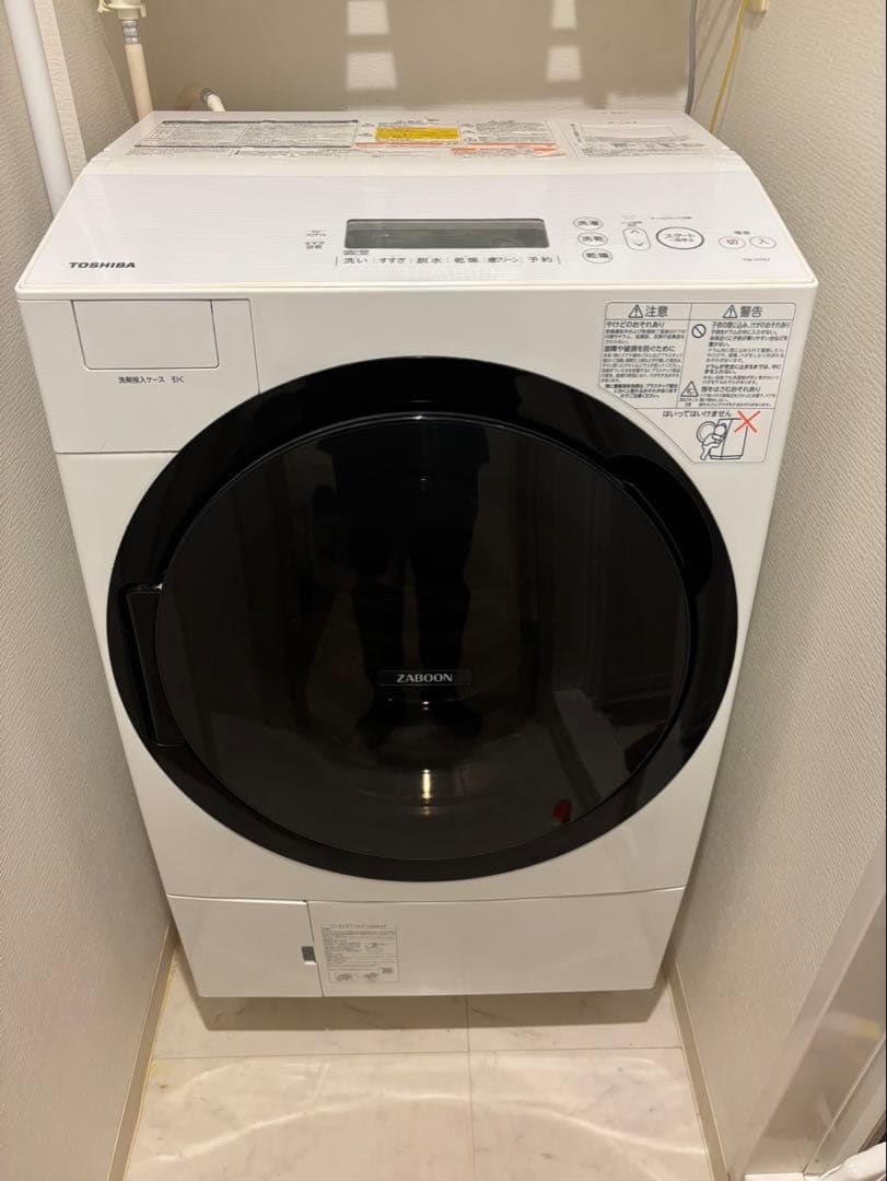 東芝 ドラム式洗濯乾燥機 ZABOON（ザブーン） TW-117A7L 東芝、7kgの乾燥容量に対応したドラム式洗濯乾燥機「TW-117A7L