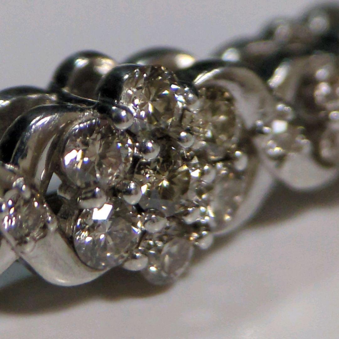 ダイヤモンドブレスレット 0.50ct SILVER 357