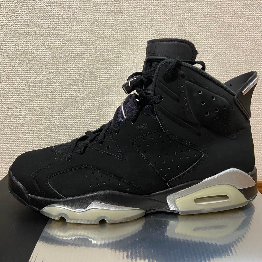 靴 NIKE Air Jordan 6 RETRO BLACK 27.5cm
