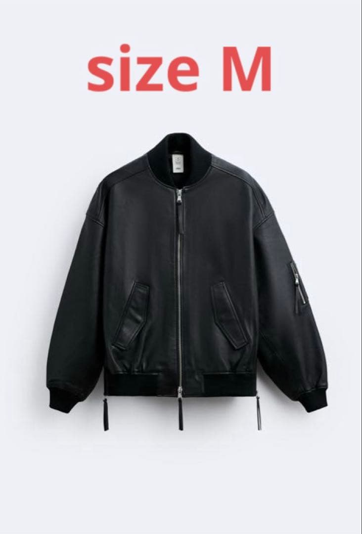 k*4様 ZARA MAISON SPECIAL レザーボンバージャケット M セール購入品レビュー【ZARA】厳選3点‼︎みんなでレザーボンバー着よう