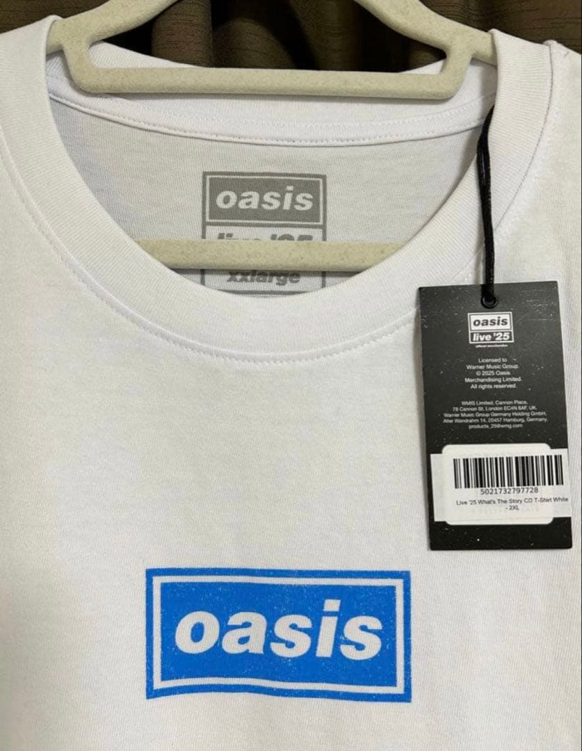 日本 未発売 Oasis 公式 Tシャツ バックプリント オーバーサイズ