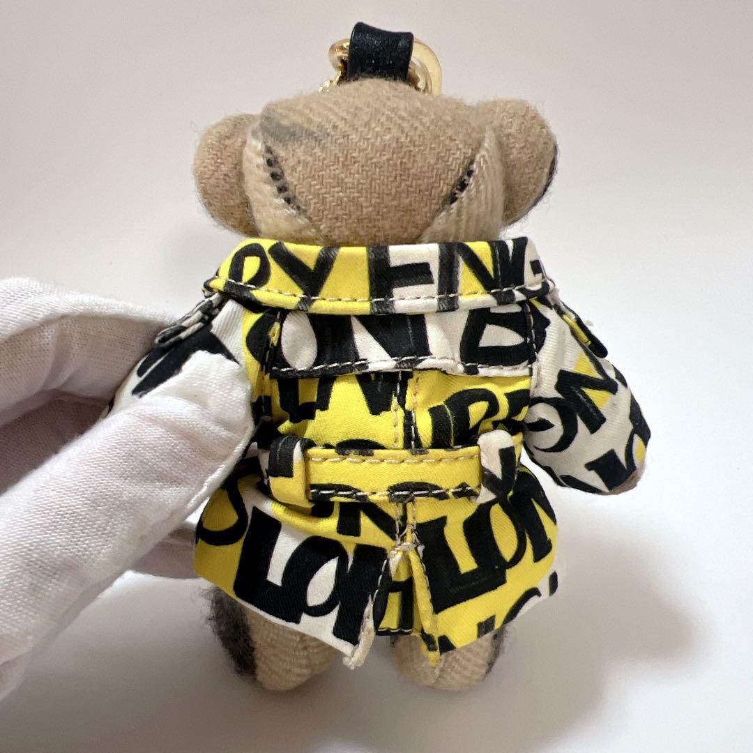 《美品》バーバリー トーマスベア キーリング キーホルダー キーチャーム クマ