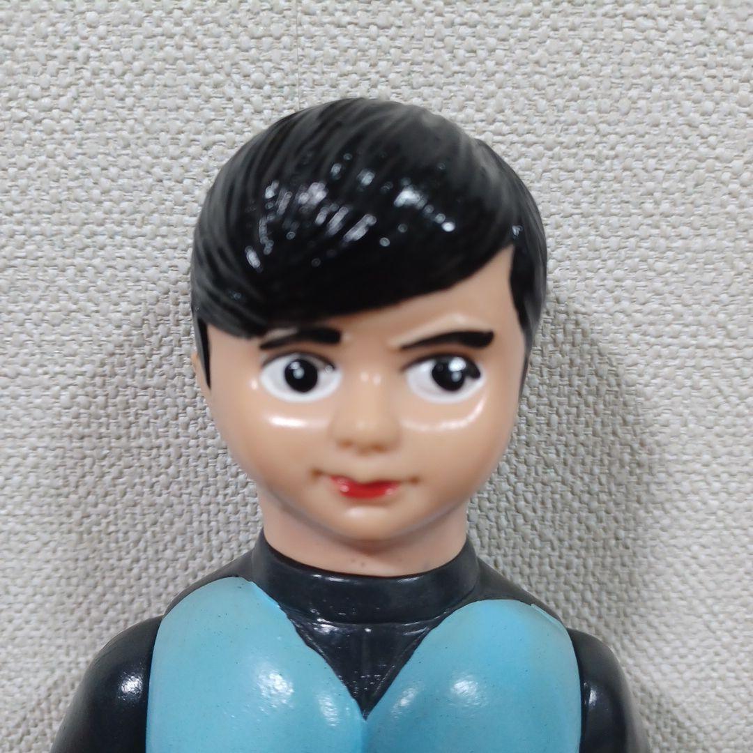 無版権 パチもの「仮面ライダー」風の面取れ希少ソフビフィギュア 無