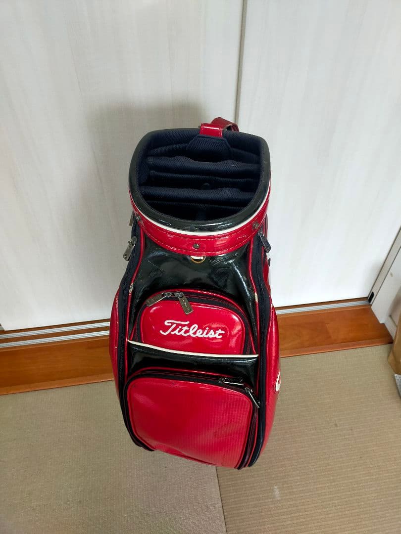 希少 大型赤色 ツアー Titleist タイトリスト キャディバッグ - メルカリ