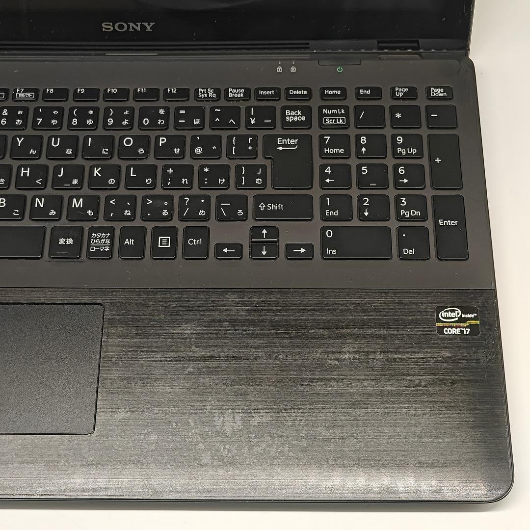 VAIO】SVF 爆速i7 新品SSD256GB 8GB ブラックノートPC