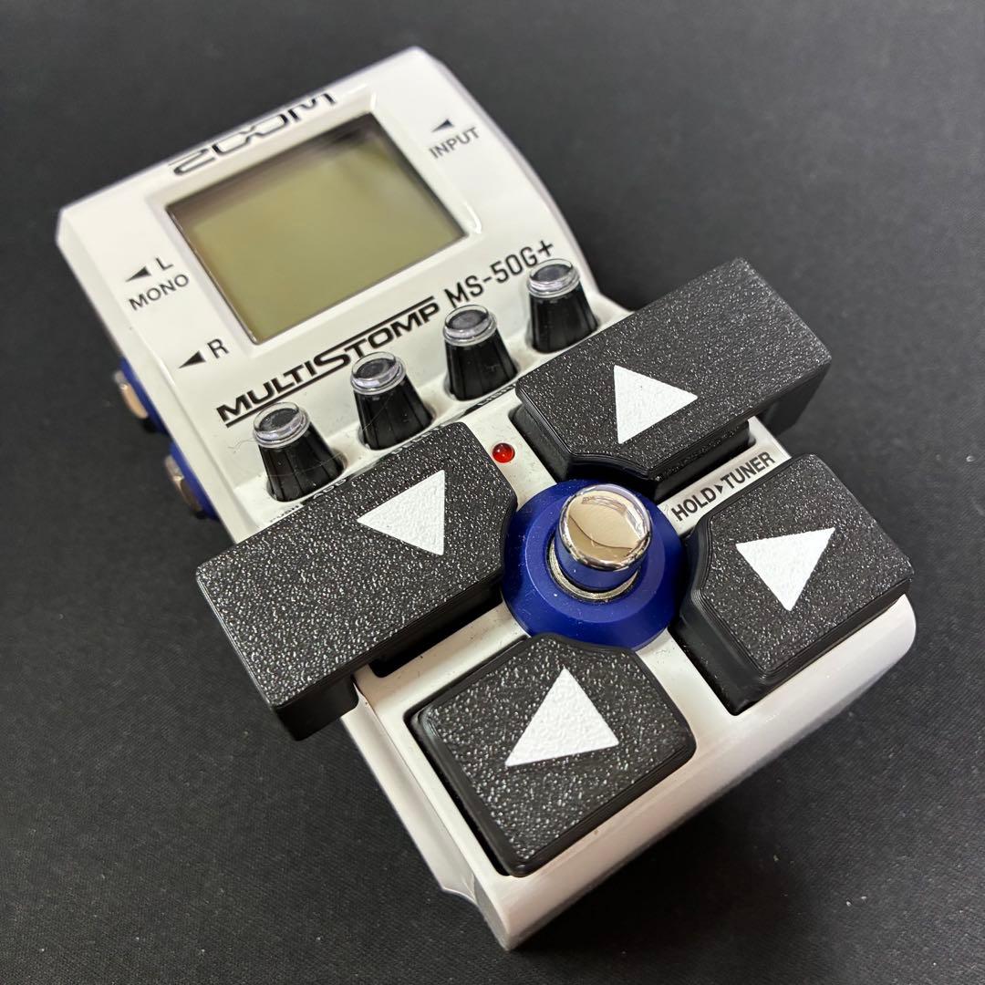 ★程度極上★送料無料★ZOOM MS-50G＋/マルチ★後付フットスイッチ付属 ZOOM ( ズーム ) MS-50G+ マルチストンプ マルチエフェクター 送料無料