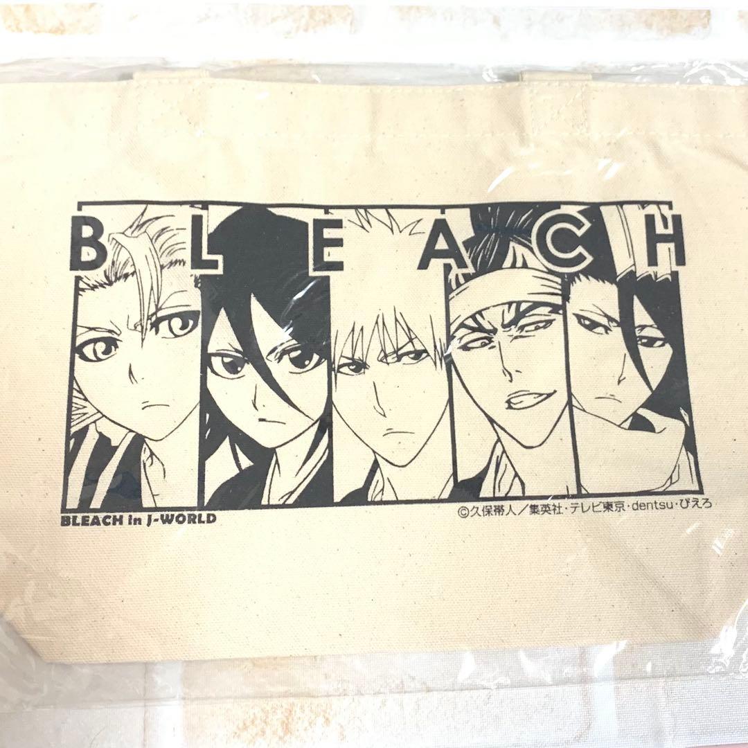 BLEACH J-WORLD限定 トートバッグ 一護 ルキア 冬獅郎 恋次 白哉