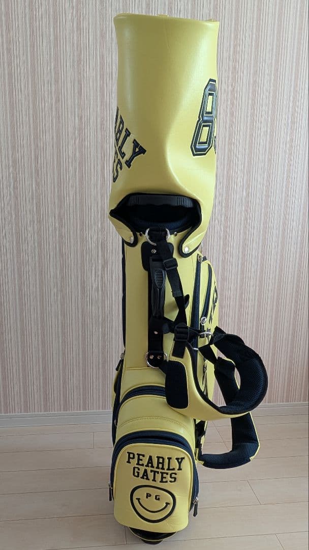美品‼️PEARLY GATES 89イエロー ゴルフバッグ ニコちゃん - メルカリ