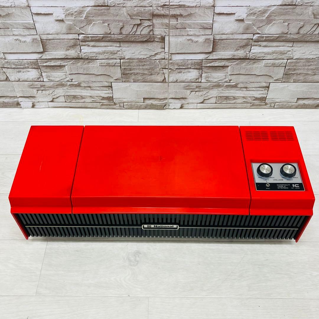 National ナショナル コンパクトテーブルステレオ SF-458 - メルカリ
