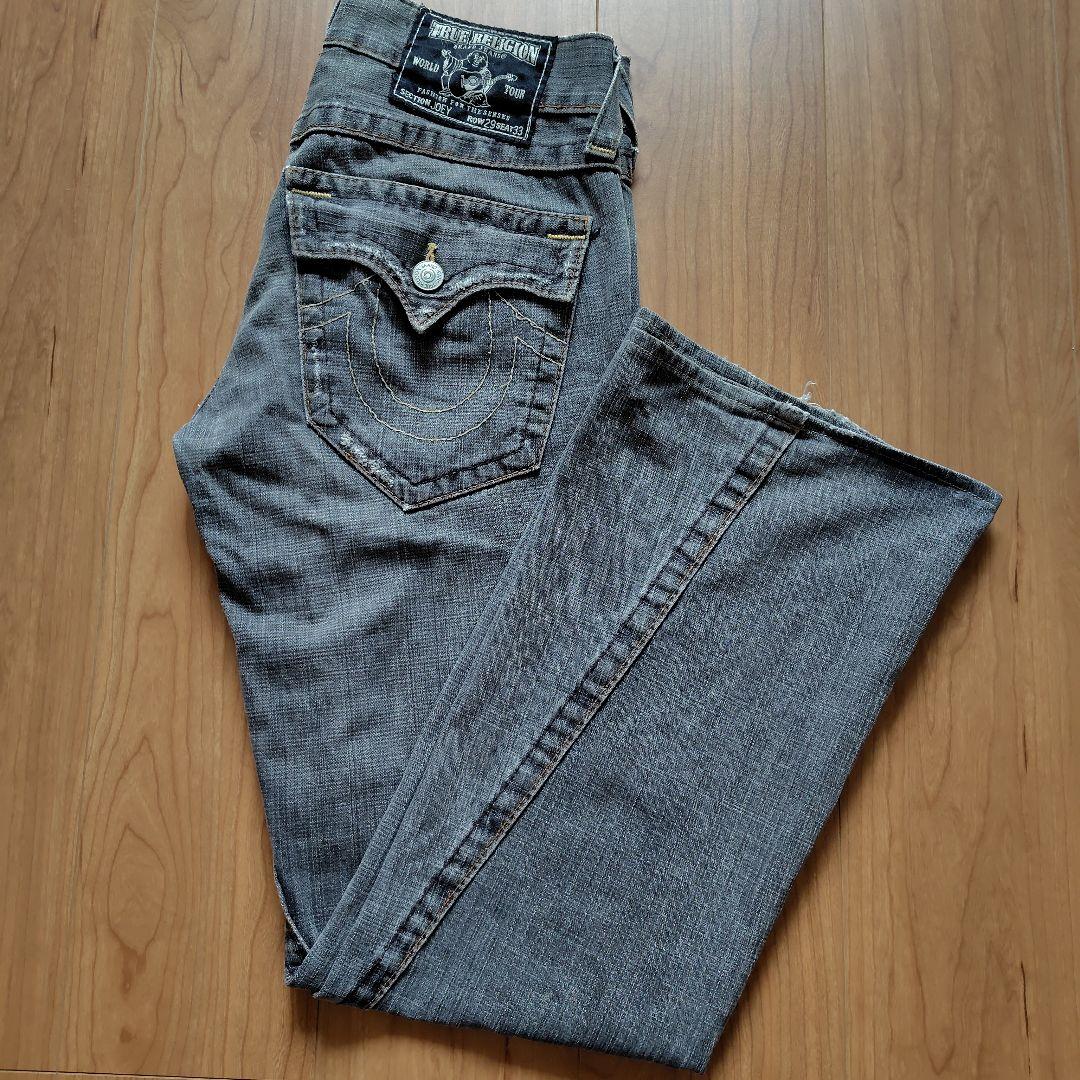 True Religion デニム USA 極太ステッチ WORLD - メルカリ