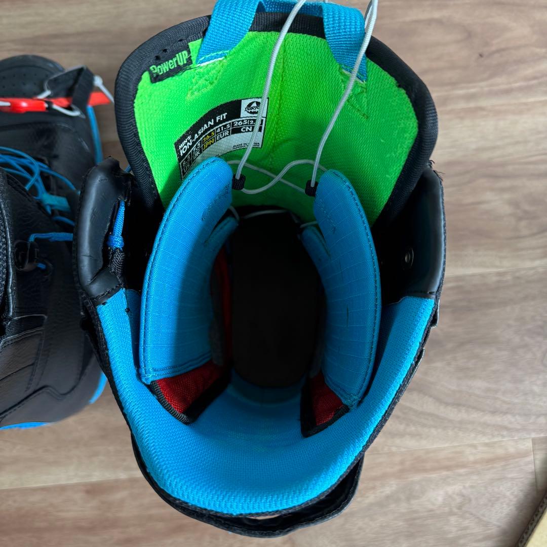 BURTON ION スノーボードブーツ 26.5cm 黒青 バートン アイオン