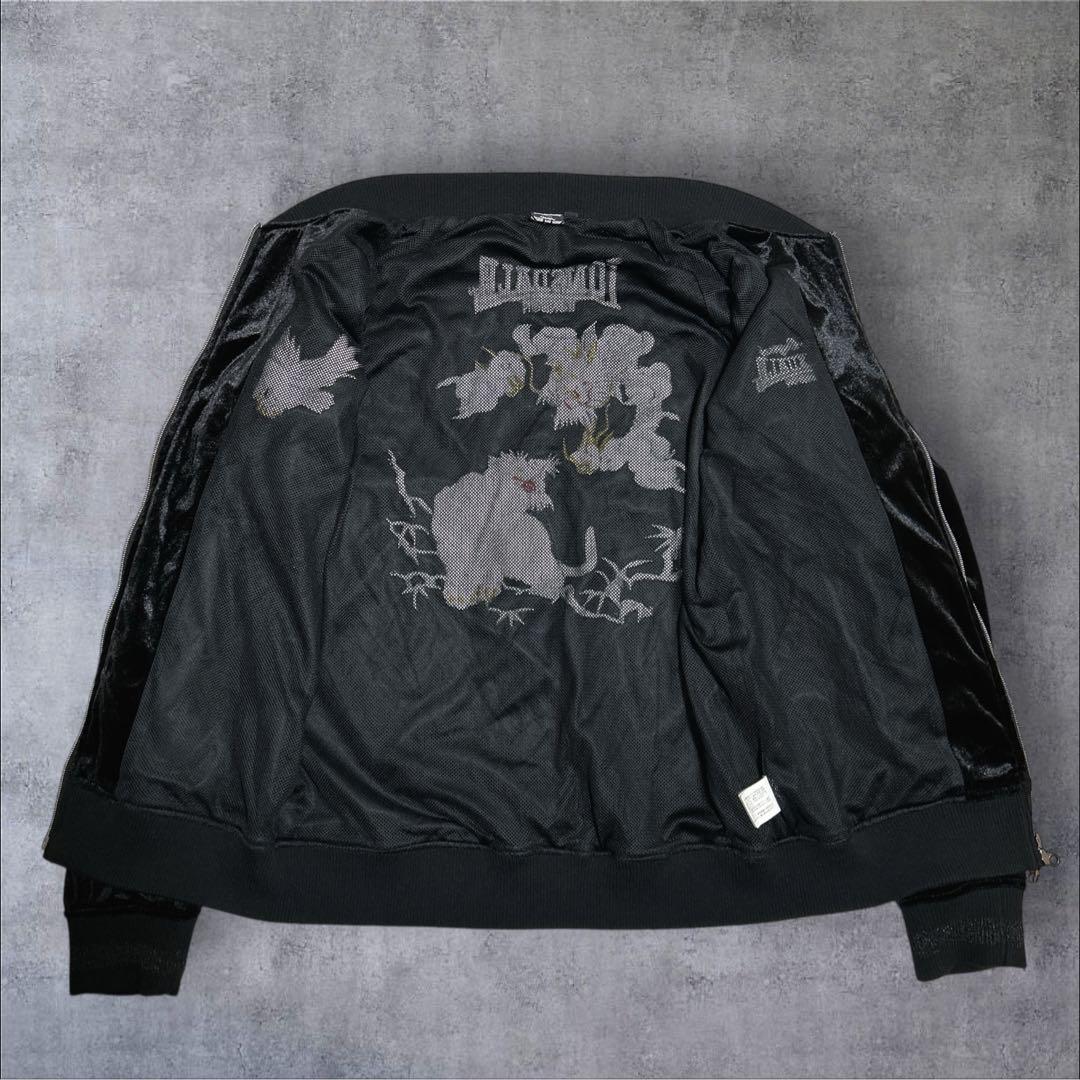 希少✨LONSDALE ベロア スカジャン 刺繍 トラックジャケット 和柄 龍