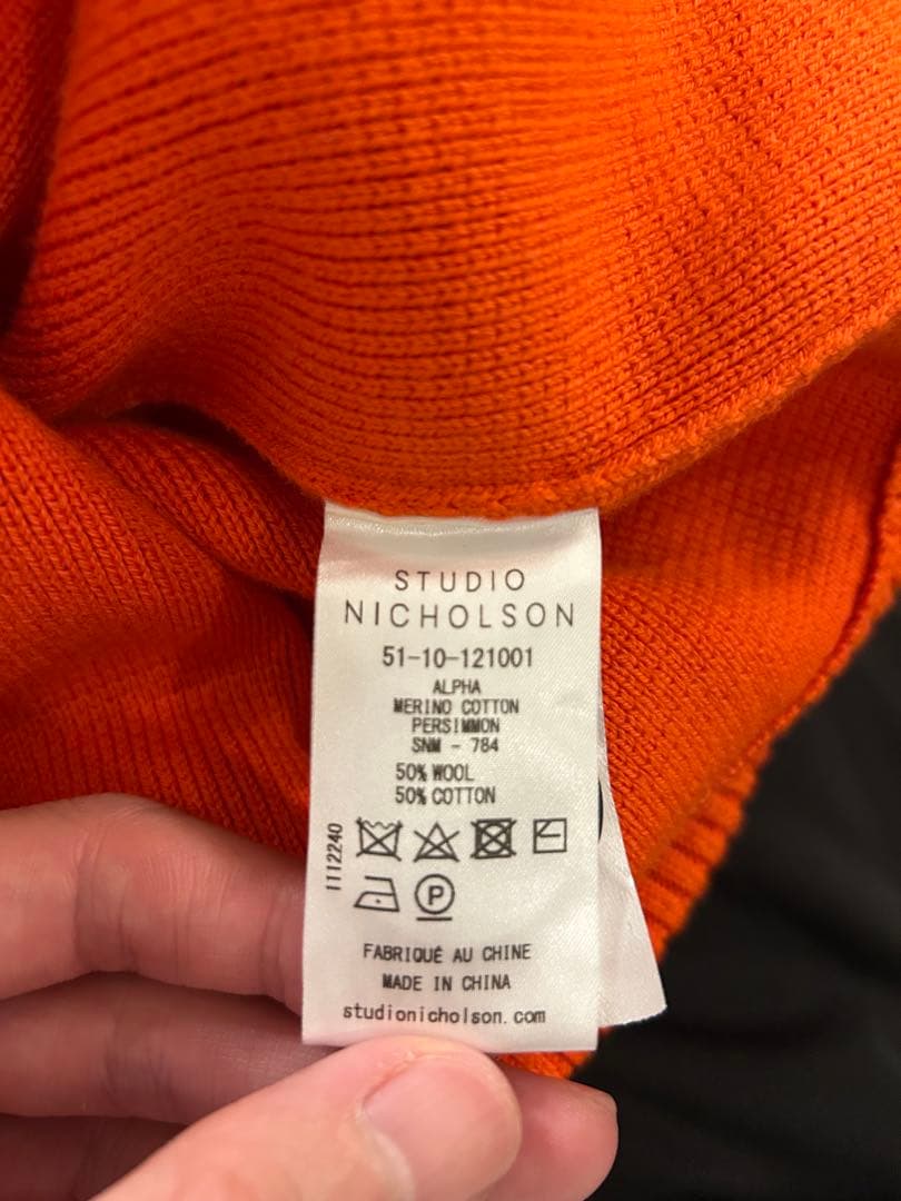 STUDIO NICHOLSON オレンジ カーディガン S - メルカリ