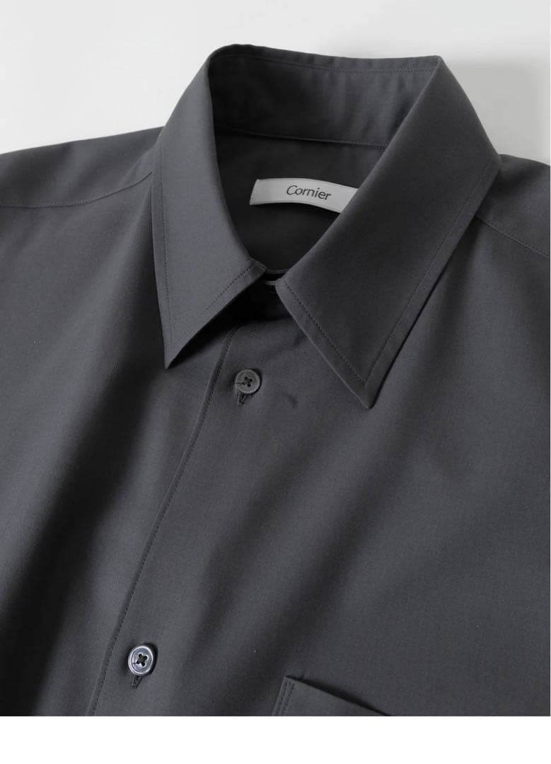 Cornier Super180's WORSTED WOOL SHIRTS - メルカリ