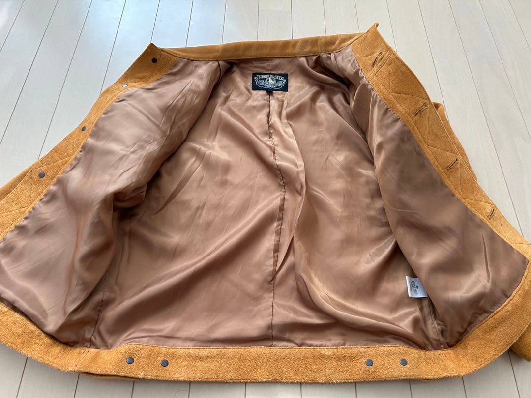 double helix スエードジャケット ダブルヘリックス 40 レザー - メルカリ