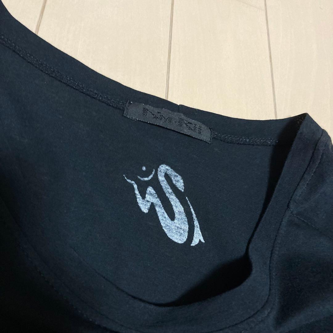 Kmrii サーペント バタフライ ロングスリーブ カットソー ブラック 黒