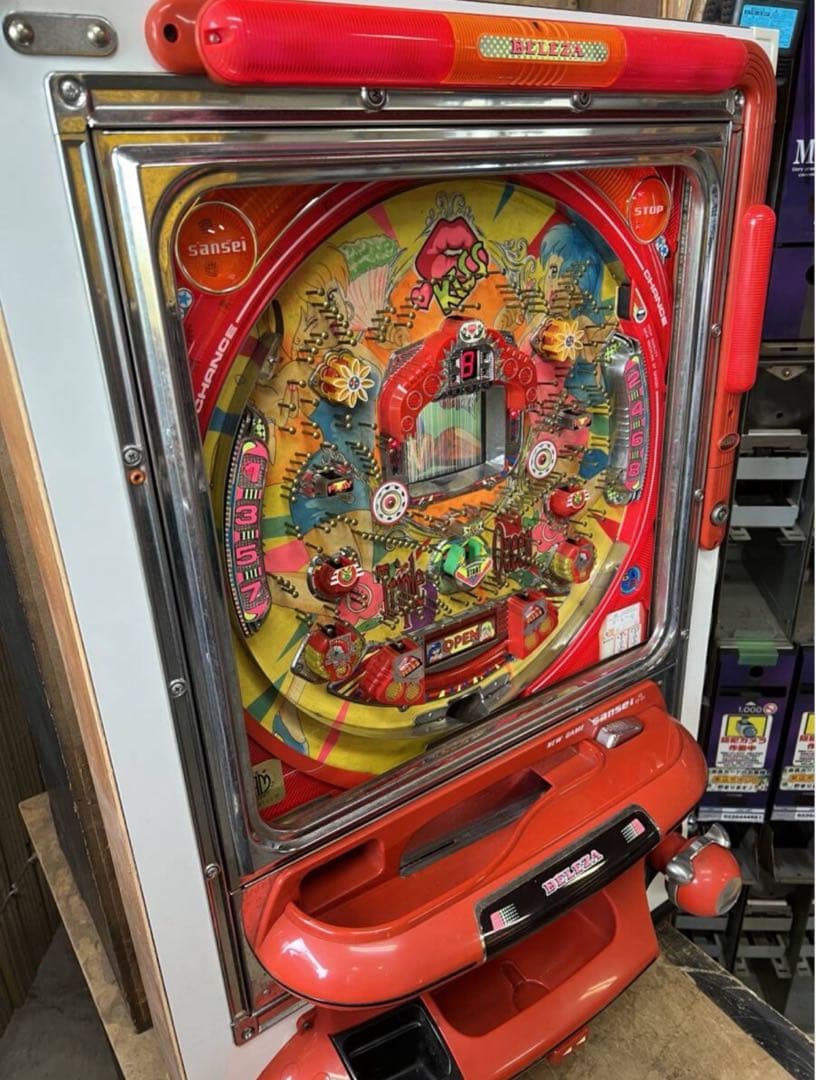 三星　トリプルクイーンC 本体　無加工　液晶難あり　レトロパチンコ