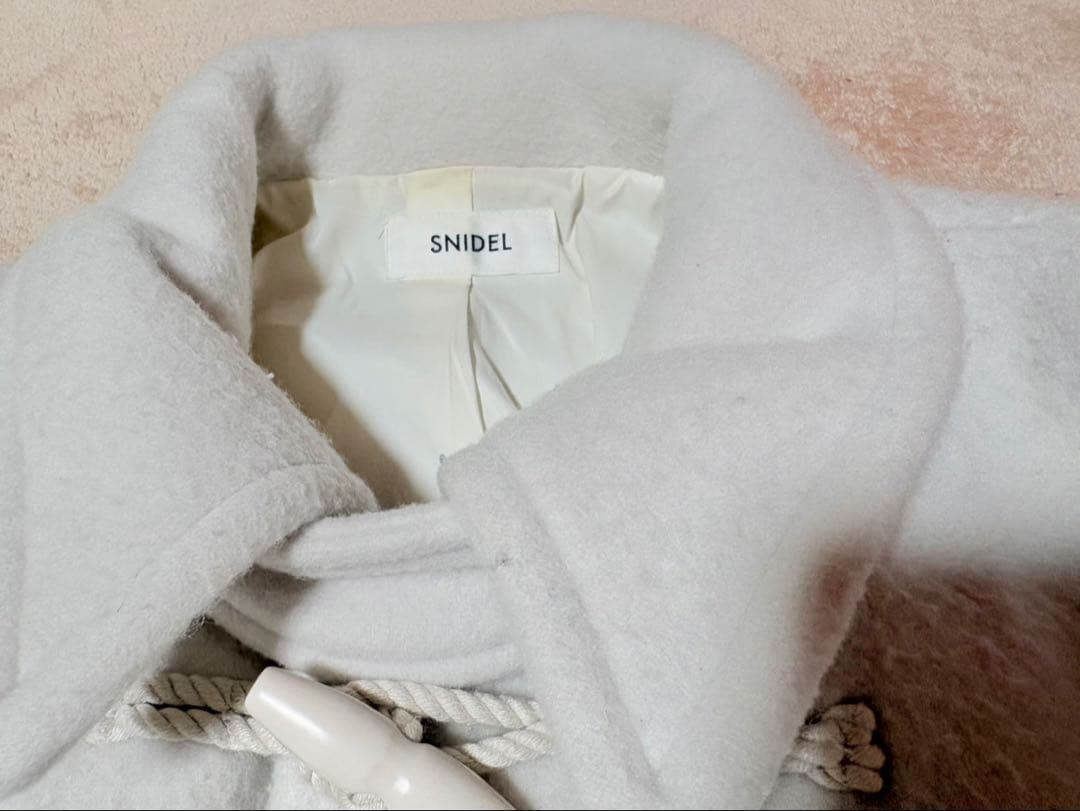 snidel スナイデル 24AW ウールシャギーショートダッフルコート - メルカリ