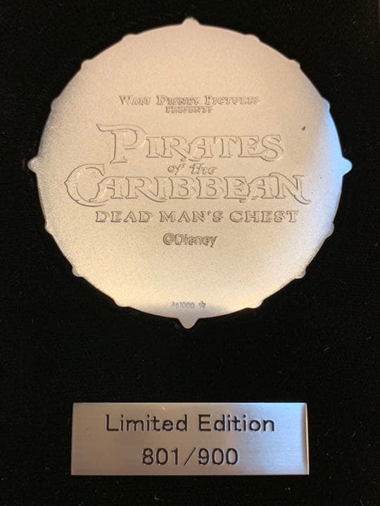 値下げ】懸賞品 限定 パイレーツオブカリビアン シルバーメダル(純銀製