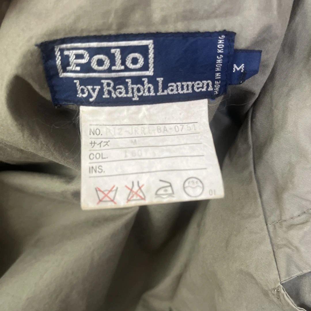 90s ポロラルフローレン トレンチコート M コットン ロング丈 カーキ