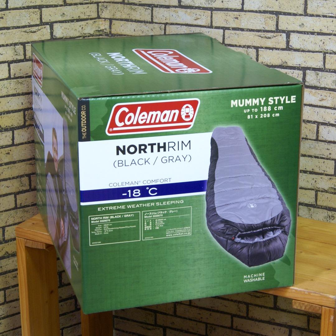 Coleman NORTHRIM 寝袋 -18°C マミースタイル