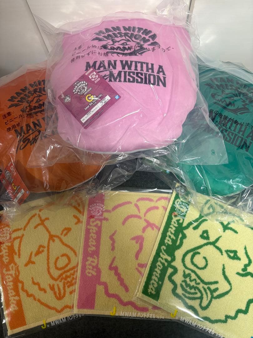 は*な様 フ*中様 一番くじ MAN WITHA MISSIONクッションC賞G