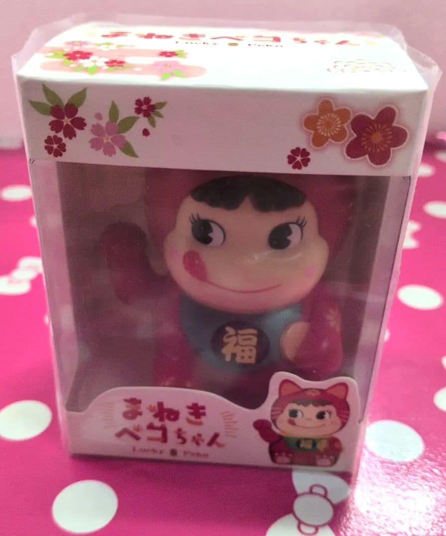 不二家ぺこちゃん　まねきぺこちゃん紅白　縁起ぺこちゃんセット販売　新品