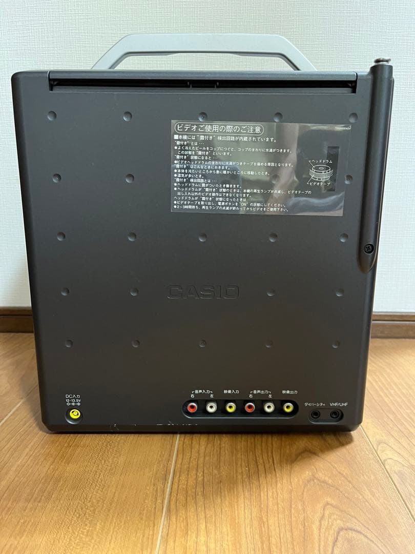 希少】CASIO TFT VF-50S ポータブル ビデオカセットレコーダー - メルカリ