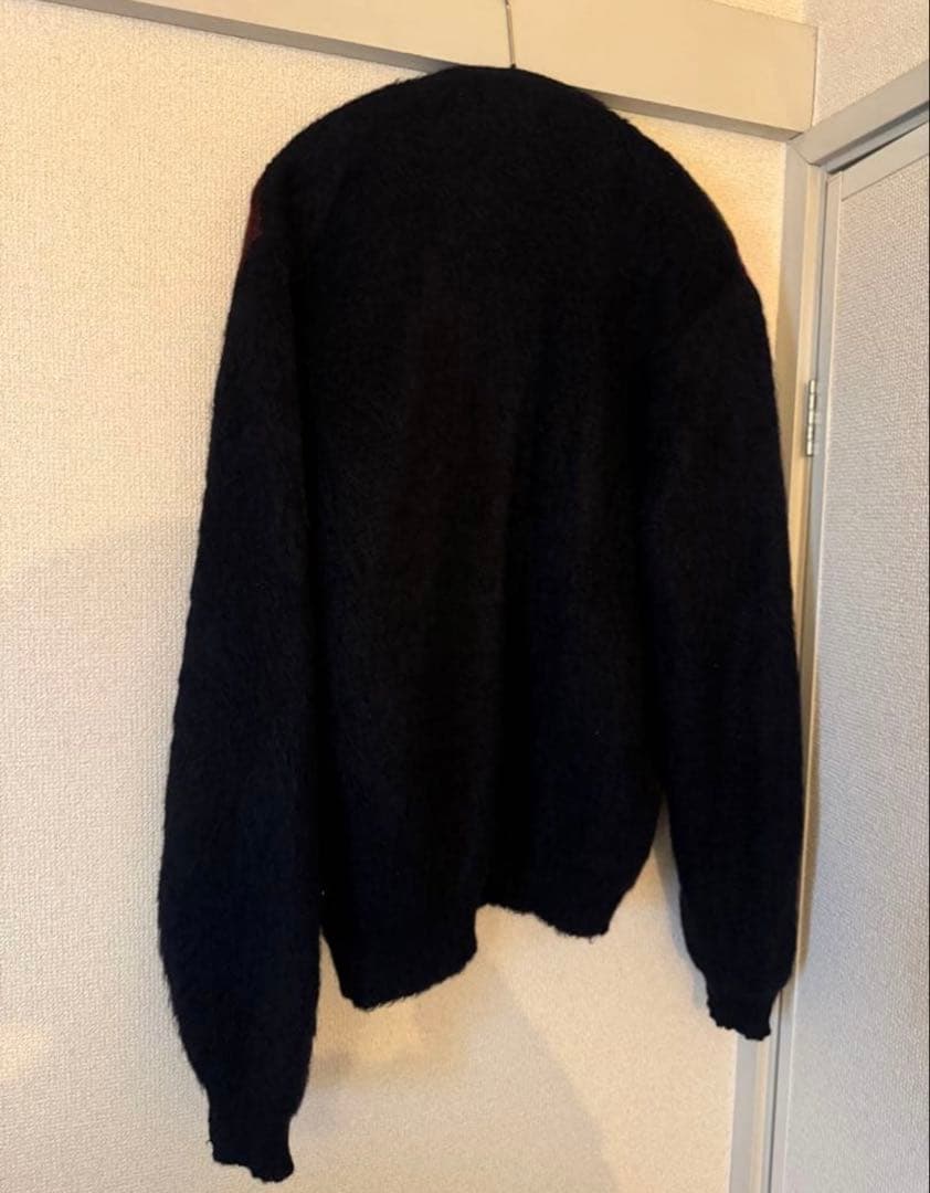 Sears 60s 毛足長 モヘアカーディガン ブラック supreme 元ネタ - メルカリ